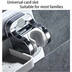 Hand Shower Holder Shower Head Holder No Drilling Strong Grip Handheld Shower Holder Adjustable Angle (Multifunctional) -Comfort Bathroom Store 91889229 3