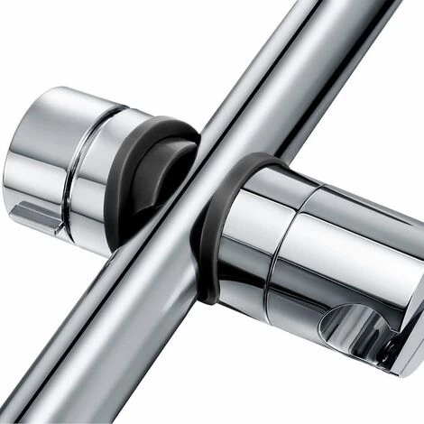 Universal Hand Shower Holder, Adjustable Hand Shower Holder, 360° Rotatable Hand Shower Holder For 18-25mm OD Slide Bar, ABS Quality Plastic, Chrome Plated 7 Universal Hand Shower Holder, Adjustable Hand Shower Holder, 360° Rotatable Hand Shower Holder For 18-25mm OD Slide Bar, ABS Quality Plastic, Chrome Plated - Image 5