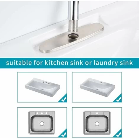 Kitchen Faucet Trim Plate Bathroom Sink Bathroom Sink Cover Laundry Hole Base Plate 5 Kitchen Faucet Trim Plate Bathroom Sink Bathroom Sink Cover Laundry Hole Base Plate - Image 3