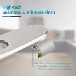 Kitchen Faucet Trim Plate Bathroom Sink Bathroom Sink Cover Laundry Hole Base Plate 11 Kitchen Faucet Trim Plate Bathroom Sink Bathroom Sink Cover Laundry Hole Base Plate -Comfort Bathroom Store 91890080 5