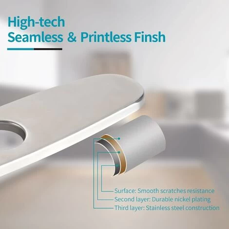 Kitchen Faucet Trim Plate Bathroom Sink Bathroom Sink Cover Laundry Hole Base Plate 7 Kitchen Faucet Trim Plate Bathroom Sink Bathroom Sink Cover Laundry Hole Base Plate - Image 5