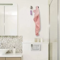 Set Of 4 SUS 304 Stainless Steel Towel Hooks For Bathroom, Kitchen, Bedroom, Garage, Closet Door Or Swimming Pool - Silver -Comfort Bathroom Store 91891510 5