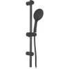 Bathroom Set Showering Column Shower Head Modern Pole Black Powder Coated -Comfort Bathroom Store 9190107 1