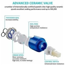 Bathroom Faucet, 360° Swivel Basin Faucet, High Spout Basin Mixer Tap, Faucet For Bathroom Or Small Kitchen, Matte Black -Comfort Bathroom Store 92346593 4