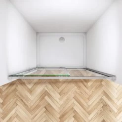 SKY Bathroom Sliding Shower Door Enclosure Cubicle 1500x1900mm 8mm NANO Glass + 1500x700mm Tray Waste Tree -Comfort Bathroom Store 92671761 4