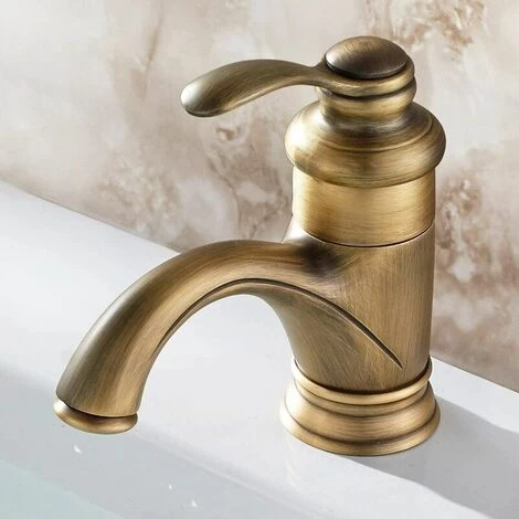 Bath Faucet European Basin Hot And Cold Bathroom Sink Mixer Tap Bronze Finish Vintage Jugs Spray Drawing Balcony Bar Toilet Hand Wash Water Faucet 5 Bath Faucet European Basin Hot And Cold Bathroom Sink Mixer Tap Bronze Finish Vintage Jugs Spray Drawing Balcony Bar Toilet Hand Wash Water Faucet - Image 3