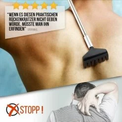 FlkwoH Rear Scraper Packed In 3 Pieces, The Telescopic Rear Scraper Is Retractable, There Is A Stable Rubber Handle On The Rear Of The Rear Scraper, The Rear Scraper (black + White + Blue) -Comfort Bathroom Store 93448263 4