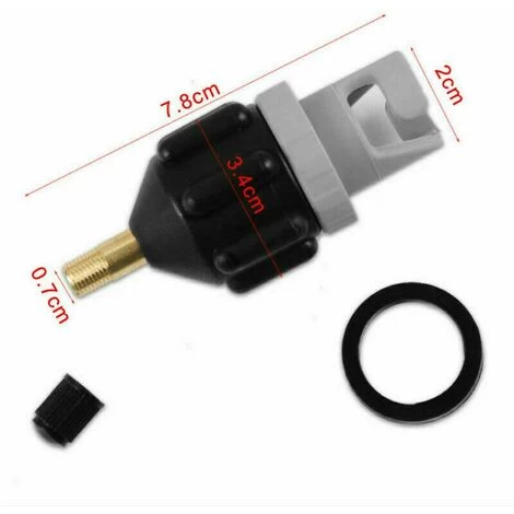 FlkwoH . Sup Valve Adapter, Canoe Kayak Pump Valve Adapter Stand Up Paddling Board Inflatable Accessories Air Compressor Adapter Accessories 5 FlkwoH . Sup Valve Adapter, Canoe Kayak Pump Valve Adapter Stand Up Paddling Board Inflatable Accessories Air Compressor Adapter Accessories - Image 3