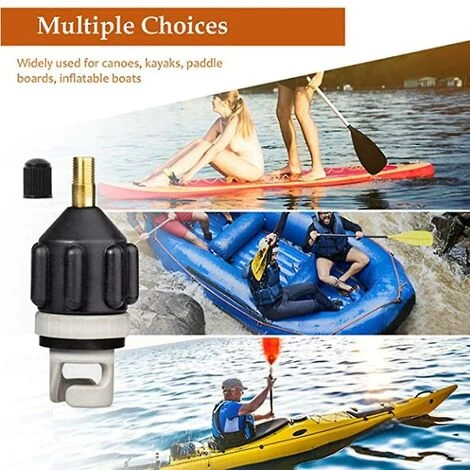FlkwoH . Sup Valve Adapter, Canoe Kayak Pump Valve Adapter Stand Up Paddling Board Inflatable Accessories Air Compressor Adapter Accessories 6 FlkwoH . Sup Valve Adapter, Canoe Kayak Pump Valve Adapter Stand Up Paddling Board Inflatable Accessories Air Compressor Adapter Accessories - Image 4