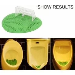 FlkwoH Urinal Sieve Splash Pad Deodorant Soccer Toilet Cleaner For Men Splash Guard Soccer Goal Filter Pad Green 5 Pieces 8 FlkwoH Urinal Sieve Splash Pad Deodorant Soccer Toilet Cleaner For Men Splash Guard Soccer Goal Filter Pad Green 5 Pieces -Comfort Bathroom Store 93453319 3