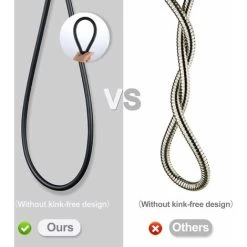 Shower Hose, Premium PVC Shower Head Hose Extension For Bath, Toilet, Dog Cleaning, Bathing, 59 Inches, Matte Black Handheld Shower Hose -Comfort Bathroom Store 93501406 3