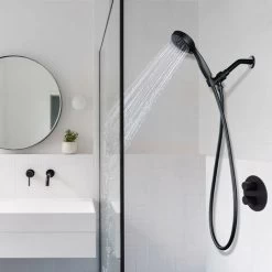 Shower Hose, Premium PVC Shower Head Hose Extension For Bath, Toilet, Dog Cleaning, Bathing, 59 Inches, Matte Black Handheld Shower Hose -Comfort Bathroom Store 93501406 5