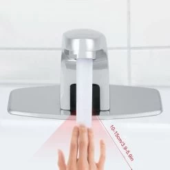 Automatic Infrared Sensor Faucet, Zinc Alloy Touchless Smart Sink Faucet Kitchen Bathroom Water Faucet -Comfort Bathroom Store 93504105 3