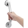 Bath Grab Bar Bathroom Handle Rail Handle Suction Cup Shower Grab Bar Safety Bar Tub Glass Door Non-Slip Handrail (Silver) -Comfort Bathroom Store 93513804 1