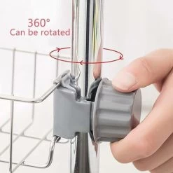 1 Piece No Drilling Shower Shelf, Stainless Telescopic Bathroom Shelf, No Drilling Corner Shower Shelf, Bathroom Shelf, Suitable For Shower Rod, Shampoo Holder -Comfort Bathroom Store 93515562 4