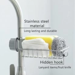 1 Piece No Drilling Shower Shelf, Stainless Telescopic Bathroom Shelf, No Drilling Corner Shower Shelf, Bathroom Shelf, Suitable For Shower Rod, Shampoo Holder -Comfort Bathroom Store 93515562 5