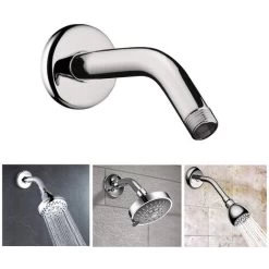 Shower Arm Stainless Steel Structure Shower Arm Top Shower Head Extension Arm For Bathroom Ceiling Shower Head Shower Arm Hose Accessories