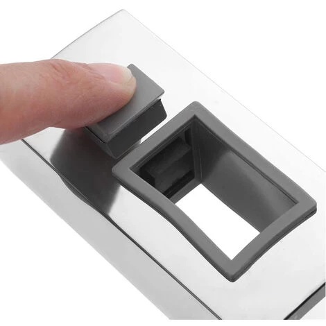 Sliding Shower Head Holder For Rail-Rectangular,ABS Hand Shower Holder Bathroom 4 Sliding Shower Head Holder For Rail-Rectangular,ABS Hand Shower Holder Bathroom - Image 2