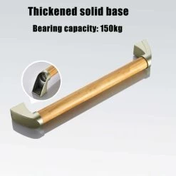 Wooden Bathroom Grab Bar, Shower Bathtub Handle For Disabled And Elderly, Waterproof Non-Slip Safety Grab Bars For Stairs And Hallway 54cm -Comfort Bathroom Store 93592925 3
