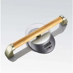 Wooden Toilet Grab Bar，Grab Bar Bathroom Safety Non-Slip For Handicapped Old Man（44cm） -Comfort Bathroom Store 93593072 5