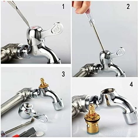 Moapei 2pcs Ceramic Disc Head,Ceramic Cartridge Mixer Tap 1/2 Turn Gasket Ceramic Faucet Head Explosion Proof Rust Proof Corrosion Proof For Bathroom Kitchen Home Faucet 7 Moapei 2pcs Ceramic Disc Head,Ceramic Cartridge Mixer Tap 1/2 Turn Gasket Ceramic Faucet Head Explosion Proof Rust Proof Corrosion Proof For Bathroom Kitchen Home Faucet - Image 5