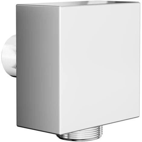 Wholesale Domestic Cubix Polished Chrome Square Shower Elbow 5 Wholesale Domestic Cubix Polished Chrome Square Shower Elbow - Image 3