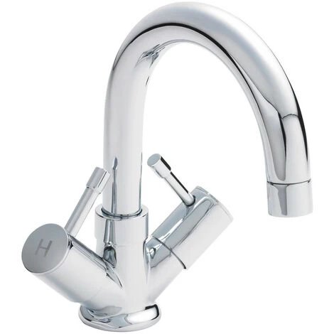 Nuie Series 2 Chrome Mono Basin Mixer Tap With Swivel Spout - FJ317 3 Nuie Series 2 Chrome Mono Basin Mixer Tap With Swivel Spout - FJ317