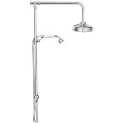 Windsor. Windsor Traditional Polished Chrome Rigid Riser Kit With Diverter -Comfort Bathroom Store 9376942 4