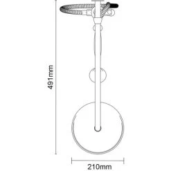 Windsor. Windsor Traditional Polished Chrome Rigid Riser Kit With Diverter -Comfort Bathroom Store 9376942 5