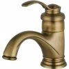 Basin Mixer Tap Antique Bathroom Faucet, Retro Basin Faucet, Basin Mixer Tap, Nostalgia Brushed Brass Bathroom Faucet For Bathroom