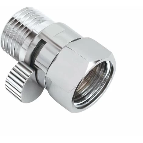 DENUOTOP Shower Head Shut-Off Flow Control Shut-off Valve Brass Flow Faucet Universal Replacement Part 3 DENUOTOP Shower Head Shut-Off Flow Control Shut-off Valve Brass Flow Faucet Universal Replacement Part