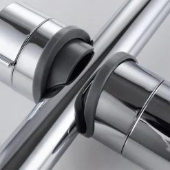 Replaceable Hand Shower Stand, Chrome ABS Shower Head Stand, 18-25MM Adjustable Diameter 7 Replaceable Hand Shower Stand, Chrome ABS Shower Head Stand, 18-25MM Adjustable Diameter -Comfort Bathroom Store 94385129 2