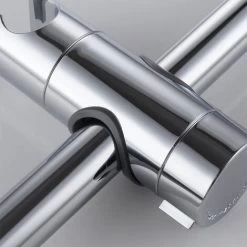 Replaceable Hand Shower Stand, Chrome ABS Shower Head Stand, 18-25MM Adjustable Diameter 8 Replaceable Hand Shower Stand, Chrome ABS Shower Head Stand, 18-25MM Adjustable Diameter -Comfort Bathroom Store 94385129 3