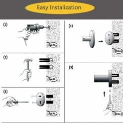 Bathroom Towel Hooks, SUS304 Stainless Steel Polished Chrome Finish, Clothes Hook, Modern Wall Hook Holder For Kitchen Garage Hotel Wall Mounted (2 Pack) -Comfort Bathroom Store 94518641 4