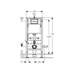 Geberit Toilet Set Duofix UP100 Support Frame + Livea Bello Rimless Toilet, Matt Grey + Softclose Seat + Matt Chrome Plate 9 Geberit Toilet Set Duofix UP100 Support Frame + Livea Bello Rimless Toilet, Matt Grey + Softclose Seat + Matt Chrome Plate -Comfort Bathroom Store 94588058 3