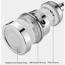 Swivel Faucet Aerator, Aerator Faucet Water Saving Extension Faucet Filter Nozzle Kitchen Faucet Adjustable Multifunctional Sprayer -Comfort Bathroom Store 94612199 4