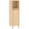 Bathroom Cabinet Sonoma Oak 30x30x100 Cm Engineered Wood VidaXL -Comfort Bathroom Store 94678003 1