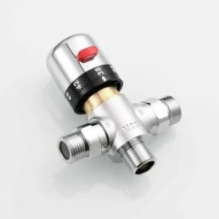 1/2 Inch 3-way Thermostatic Valve Valve Thermostat Brass Shower Thermostat Shower Thermostat For Hand Shower, Shower Faucet -Comfort Bathroom Store 95067215 5