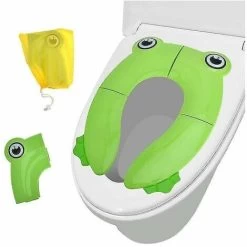 Potty Seats Foldable Potty Training Seat Cover Kids Travel Toilet Potty Seat -Comfort Bathroom Store 95068564 3