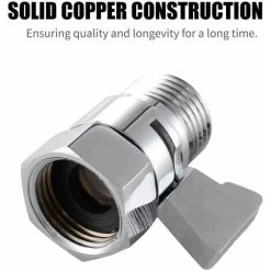 Shower Shut-off Valve Switch Connector Spray Gun Pause Water Connector Transfer Valve Flow Regulator -Comfort Bathroom Store 95306230 5