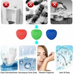 Urinal Screen, Urinal Deodorizer, Urinal Filter, Long Lasting Scent In Every Urinal Or Urinal (Big Hole),,8 Pieces 9 Urinal Screen, Urinal Deodorizer, Urinal Filter, Long Lasting Scent In Every Urinal Or Urinal (Big Hole),,8 Pieces -Comfort Bathroom Store 95347670 3