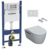Geberit Toilet Set Cistern Frame Duofix + Geberit ICon Rimless WC + Softclose Seat + White Plate (iConGeb3) 1 Geberit Toilet Set Cistern Frame Duofix + Geberit ICon Rimless WC + Softclose Seat + White Plate (iConGeb3) -Comfort Bathroom Store 95499774 1
