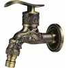 Vintage Faucet, Dragon Carved Faucet Zinc Alloy, 1/2" Wall Faucet, Antique Copper Faucet Garden, Faucet Basin Faucet For Bathroom Garden Kitchen -Comfort Bathroom Store 95521715 1