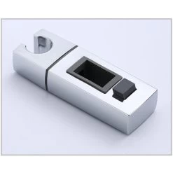 Adjustable Sliding Shower Head Holder, ABS Shower Holder For Bathroom, 31 X 18 Mm Rectangular Shower Bar