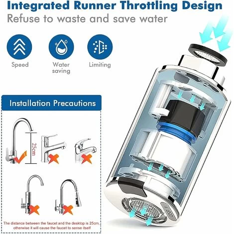 USB Smart Saving Faucet, Water Sink Infrared Faucet With Touchless Automatic Sensor For Kitchen, Bathroom, Restaurant, School 7 USB Smart Saving Faucet, Water Sink Infrared Faucet With Touchless Automatic Sensor For Kitchen, Bathroom, Restaurant, School - Image 5