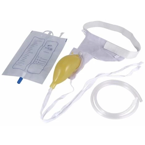 Female/Men Urine Bag, 1000ml Urinal Pee Reusable Pee Holder Elastic Waistband Spillproof Incontinence Tool Portable Urine Collector Bag For Urinary Tract(Man) 3 Female/Men Urine Bag, 1000ml Urinal Pee Reusable Pee Holder Elastic Waistband Spillproof Incontinence Tool Portable Urine Collector Bag For Urinary Tract(Man)