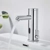 Electronic Infrared Faucet Cold And Hot Water Automatic Mixer Tap Brass Chrome Automatic Bathroom Sink Faucet -Comfort Bathroom Store 95523051 1