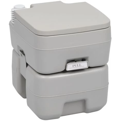 Portable Camping Toilet And Handwash Stand Set With Water Tank VidaXL 4 Portable Camping Toilet And Handwash Stand Set With Water Tank VidaXL - Image 2