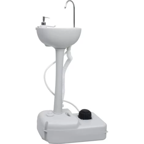 Portable Camping Toilet And Handwash Stand Set With Water Tank VidaXL 7 Portable Camping Toilet And Handwash Stand Set With Water Tank VidaXL - Image 5
