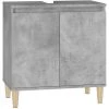 Sink Cabinet Concrete Grey 58x33x60 Cm Engineered Wood VidaXL 1 Sink Cabinet Concrete Grey 58x33x60 Cm Engineered Wood VidaXL -Comfort Bathroom Store 95546474 1